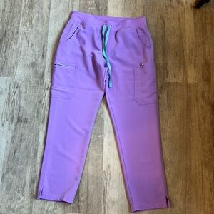 Figs scrub pants medium petite lilac dawn